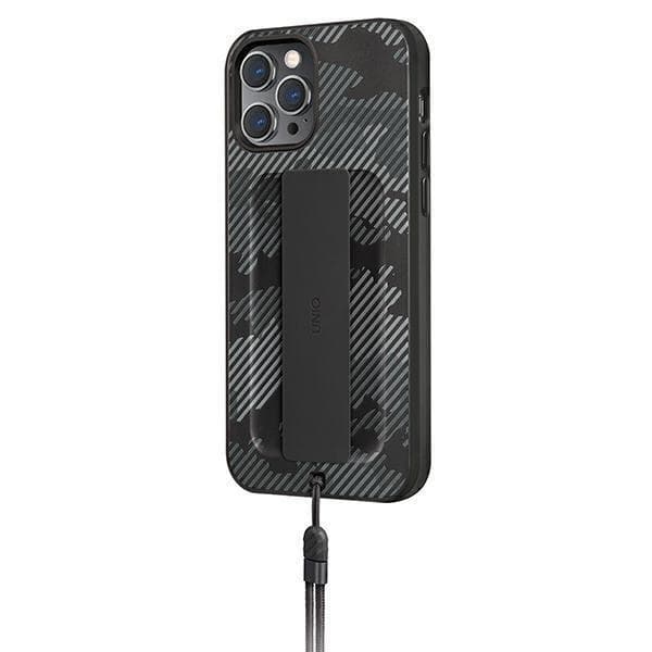 UNIQ Heldro Skal iPhone 12 / 12 Pro - Charcoal Camo