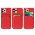 Miniatyrbild 11 av 11: Silicone Korthållare Skal iPhone 11 Pro - Orange
