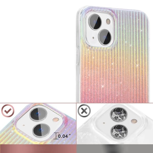 Kingxbar Sunset Travel Series Skal iPhone 13 Pro - Orange