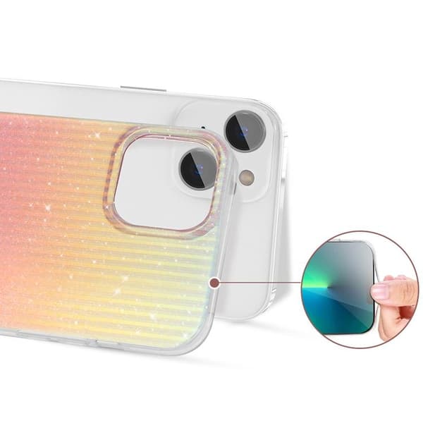 Kingxbar Sunset Travel Series Skal iPhone 13 Pro - Orange