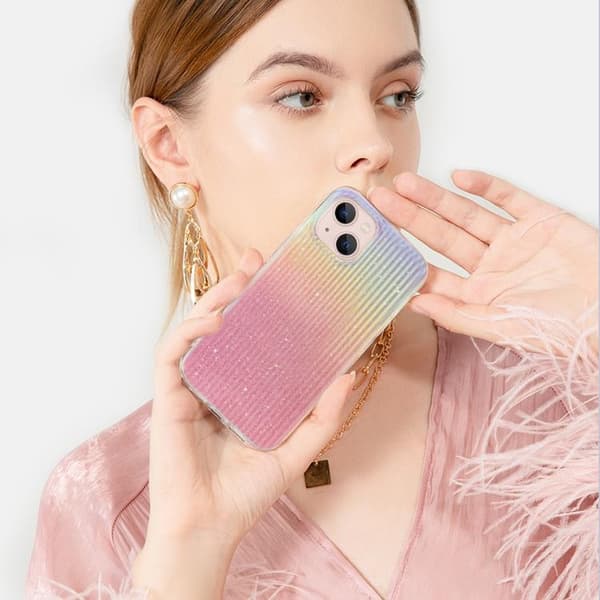 Kingxbar Sunset Travel Series Skal iPhone 13 Pro - Orange