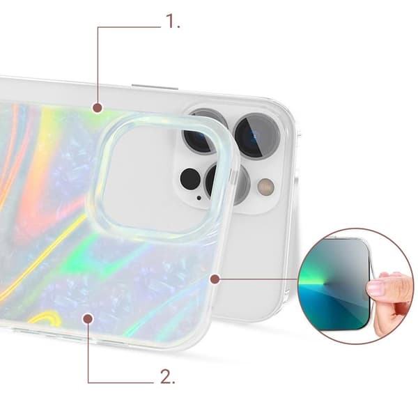 Kingxbar Shell Series Skal iPhone 13 Pro - Pärlmynta