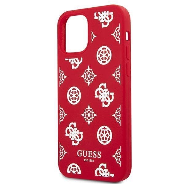 Guess Peony Collection Skal iPhone 12 Pro Max - Röd