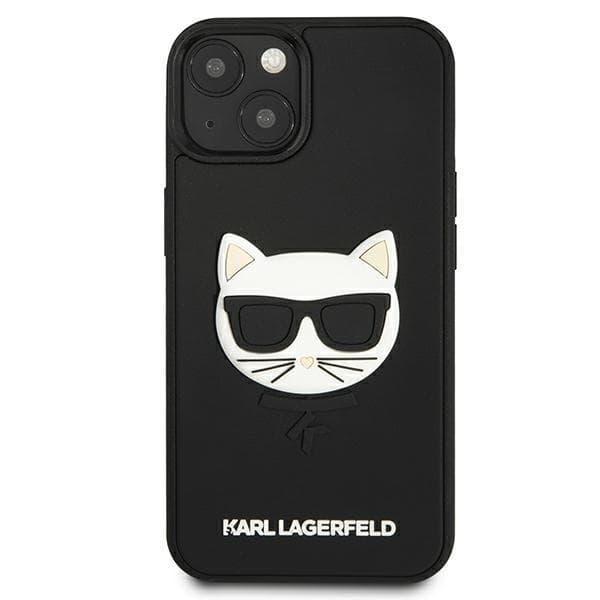 Karl Lagerfeld 3D Rubber Choupette Skal iPhone 13 Mini - Svart