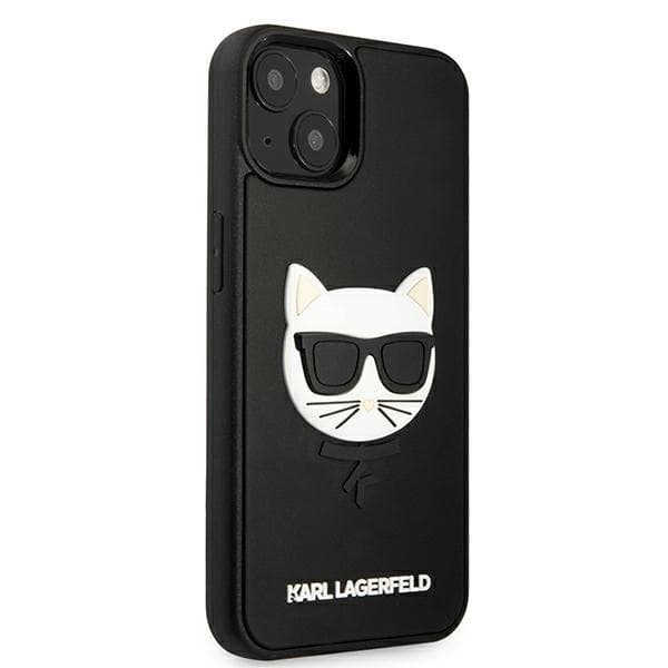 Karl Lagerfeld 3D Rubber Choupette Skal iPhone 13 Mini - Svart