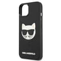 Miniatyrbild 6 av 8: Karl Lagerfeld 3D Rubber Choupette Skal iPhone 13 Mini - Svart