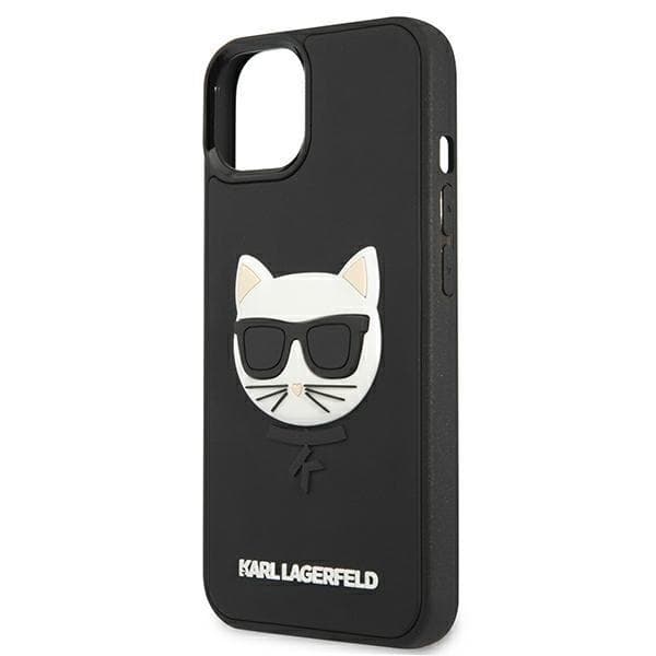 Karl Lagerfeld 3D Rubber Choupette Skal iPhone 13 Mini - Svart