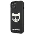 Miniatyrbild 2 av 8: Karl Lagerfeld 3D Rubber Choupette Skal iPhone 13 Mini - Svart