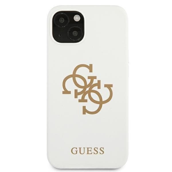 Guess Silicone Logo Skal iPhone 13 mini - Vit