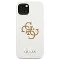 Miniatyrbild 3 av 8: Guess Silicone Logo Skal iPhone 13 mini - Vit