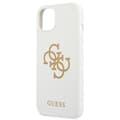 Miniatyrbild 6 av 8: Guess Silicone Logo Skal iPhone 13 mini - Vit