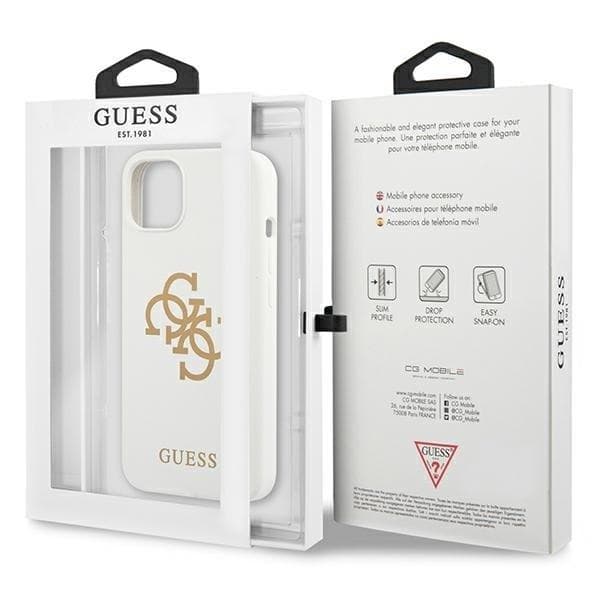 Guess Silicone Logo Skal iPhone 13 mini - Vit