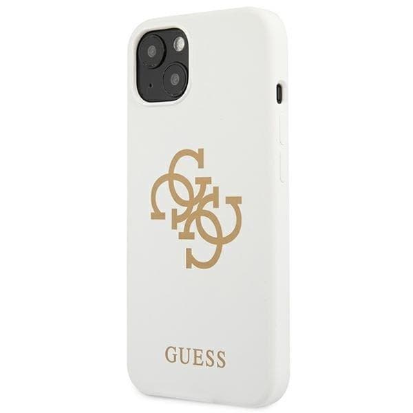 Guess Silicone Logo Skal iPhone 13 mini - Vit