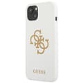 Miniatyrbild 2 av 8: Guess Silicone Logo Skal iPhone 13 mini - Vit