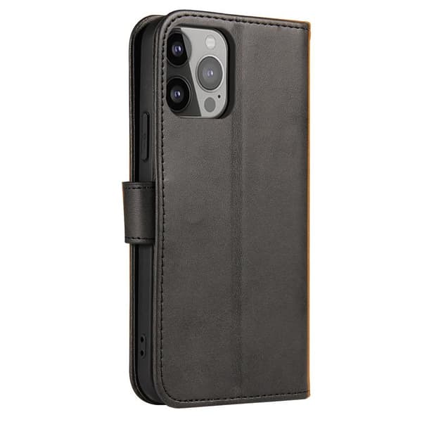 Magnet Elegant Kickstand Fodral iPhone 13 - Svart