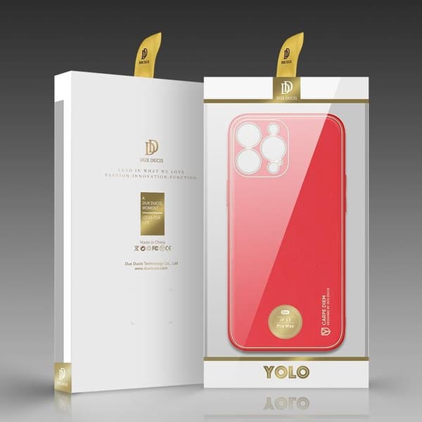 Dux Ducis Yolo Elegant Skal iPhone 13 Pro Max - Röd