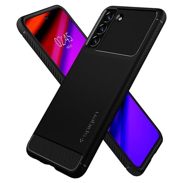 Spigen Rugged Armor Skal Galaxy S21 FE - Matte Svart
