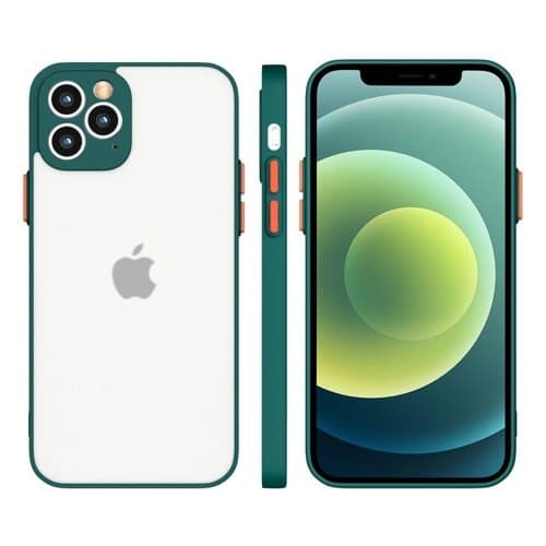 Milky Silicone Flexible Translucent Skal Redmi 10X 4G / Note 9 - Mörk Grön
