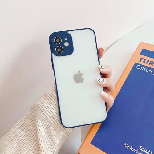 Milky Silicone Flexible Translucent Skal Redmi 10X 4G / Note 9 - Marin Blå