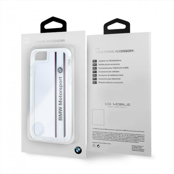 BMW Hardcase Skal iPhone 7 - Transparent / Vit