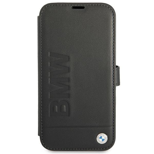 BMW Signature Äkta Läder Fodral iPhone 13 mini - Svart