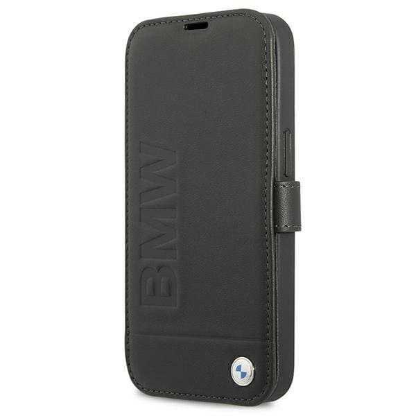 BMW Signature Äkta Läder Fodral iPhone 13 mini - Svart