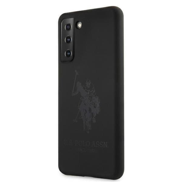 US Polo Silicone On Tone Skal Galaxy S21 - Svart