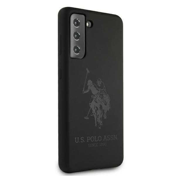 US Polo Silicone On Tone Skal Galaxy S21 - Svart