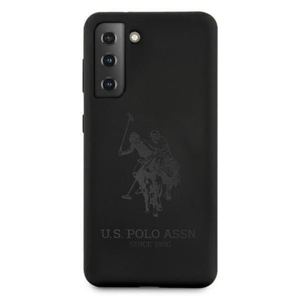 US Polo Silicone On Tone Skal Galaxy S21 - Svart