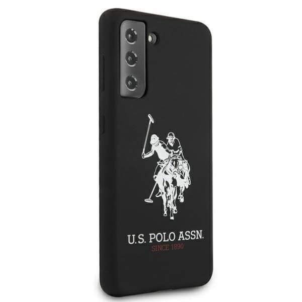 US Polo Silicone Logo Skal Galaxy S21 Plus - Svart