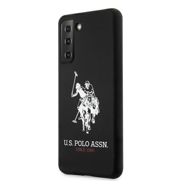 US Polo Silicone Logo Skal Galaxy S21 Plus - Svart