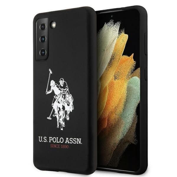 US Polo Silicone Logo Skal Galaxy S21 Plus - Svart