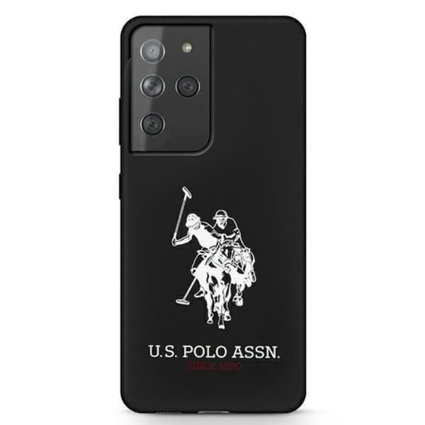 US Polo Silicone Logo Skal Galaxy S21 Ultra - Svart