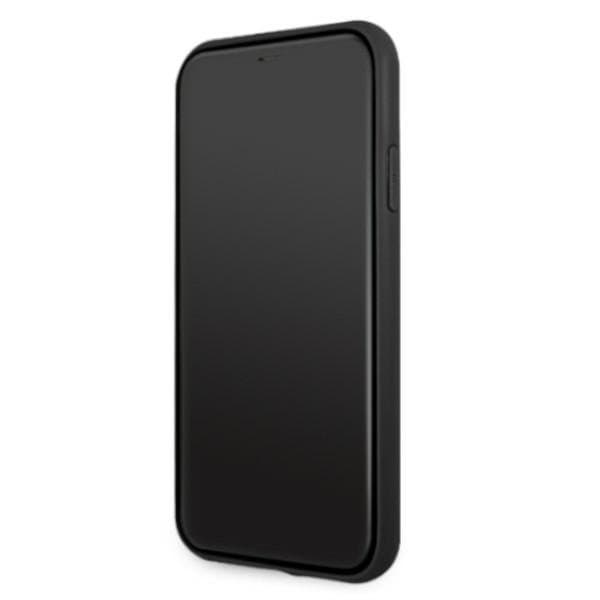 Mercedes AMG Skal Läder Hot Stamped iPhone 11 - Svart