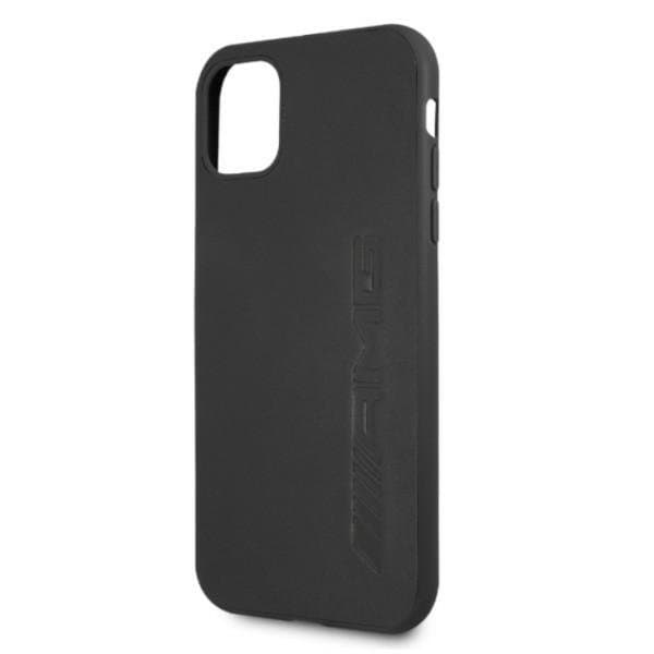 Mercedes AMG Skal Läder Hot Stamped iPhone 11 - Svart