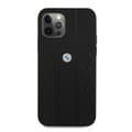 Miniatyrbild 3 av 8: BMW Läder Curve Perforate Skal iPhone 12 / 12 Pro - Svart