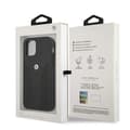 Miniatyrbild 8 av 8: BMW Läder Curve Perforate Skal iPhone 12 Pro Max - Svart