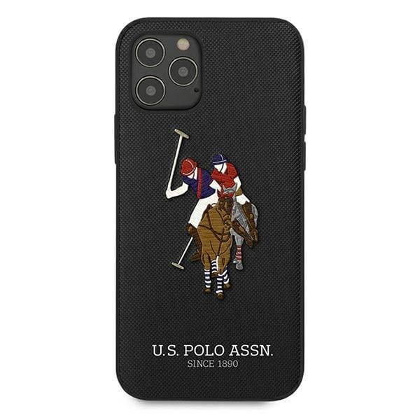 US Polo Polo Embroidery Collection Skal iPhone 12 / 12 Pro - Svart