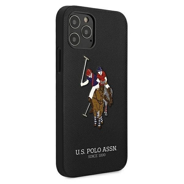 US Polo Polo Embroidery Collection Skal iPhone 12 / 12 Pro - Svart