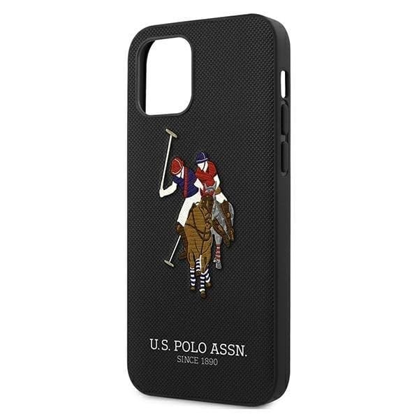 US Polo Polo Embroidery Collection Skal iPhone 12 / 12 Pro - Svart