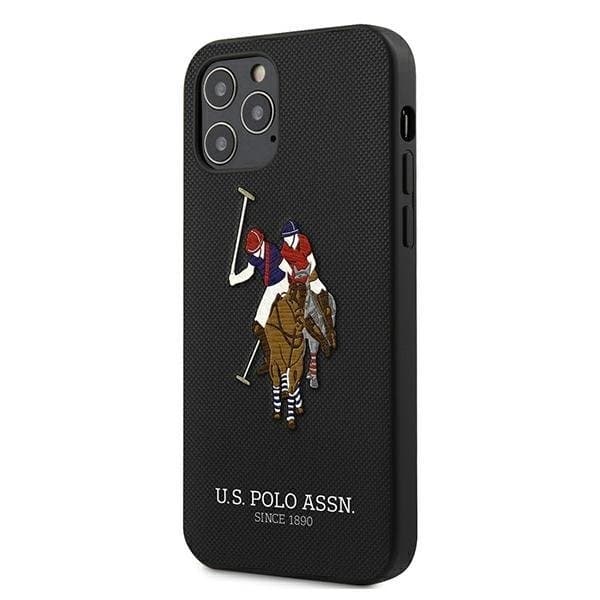 US Polo Polo Embroidery Collection Skal iPhone 12 / 12 Pro - Svart