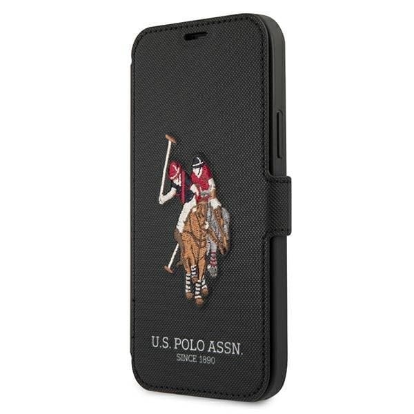 US Polo Embroidery Collection Fodral iPhone 12 Mini - Svart