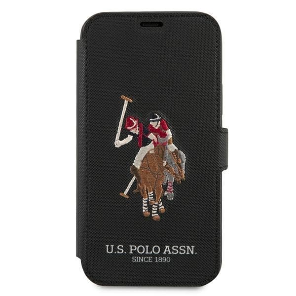 US Polo Embroidery Collection Fodral iPhone 12 Mini - Svart