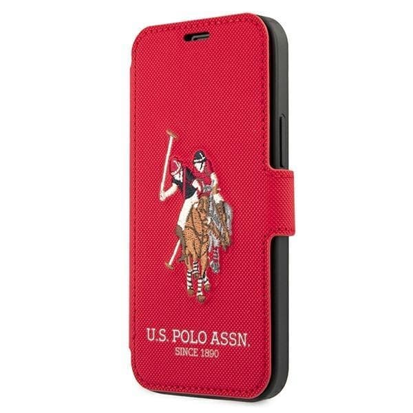 US Polo Embroidery Collection Fodral iPhone 12 Mini - Röd
