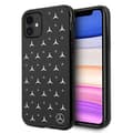 Miniatyrbild 1 av 7: Mercedes Silver Stars Pattern Skal iPhone 11 - Svart