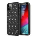 Miniatyrbild 2 av 11: Mercedes Silver Stars Pattern Skal iPhone 12 / 12 Pro - Svart
