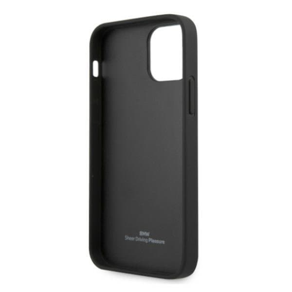 BMW Läder Deboss Skal iPhone 12 Pro Max - Svart