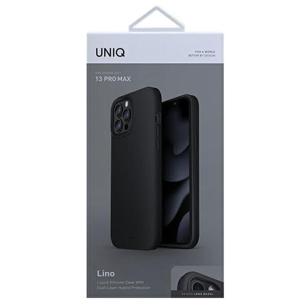 UNIQ Lino Hue Skal iPhone 13 Pro Max - Ink Svart