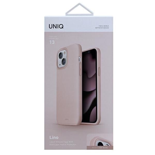 UNIQ Lino Skal iPhone 13 - Blush Rosa