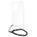 Miniatyrbild 6 av 8: Guess Black Pearl Skal iPhone 13 Pro / 13 - Transparent